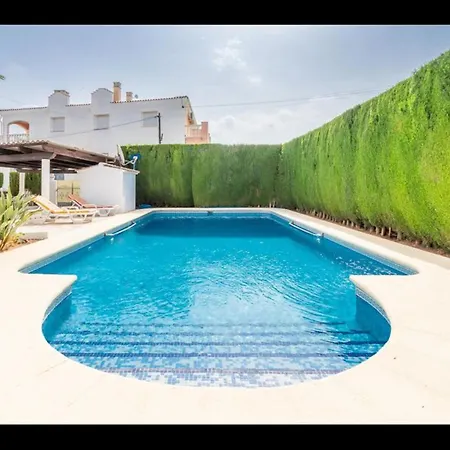 別荘 Spacious Family With Airco, Private 5x10m Pool, Sandy 300m, Free Wifi デニア